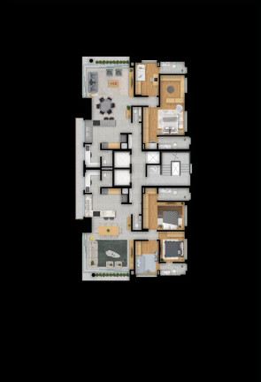 Imagem Apartamento com 3 Quartos à Venda, 124 m² em Mont Serrat - Porto Alegre