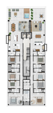 Imagem Apartamento com 4 Quartos à Venda, 233 m² em Centro - Torres