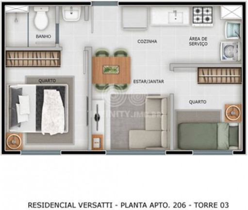 Apartamento com 2 Quartos à Venda, 35 m² em Guaianazes - São Paulo