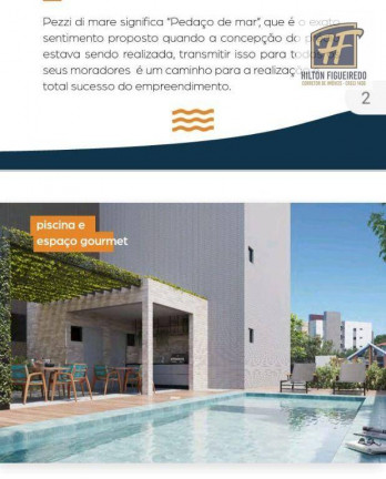 Apartamento com 2 Quartos à Venda, 53 m² em Poço - Cabedelo