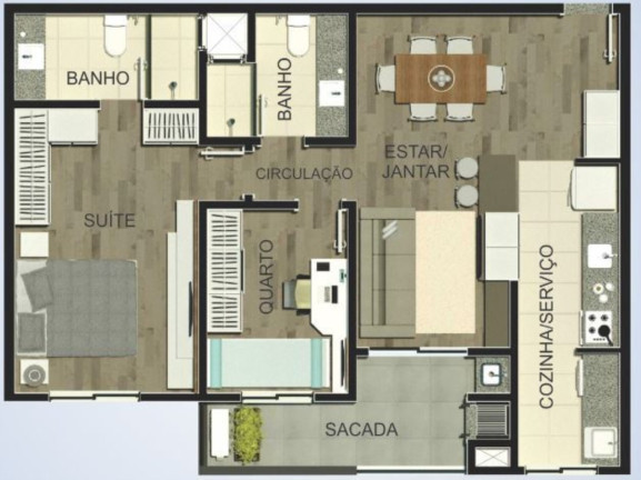 Apartamento com 2 Quartos à Venda, 79 m² em Vila Izabel - Curitiba
