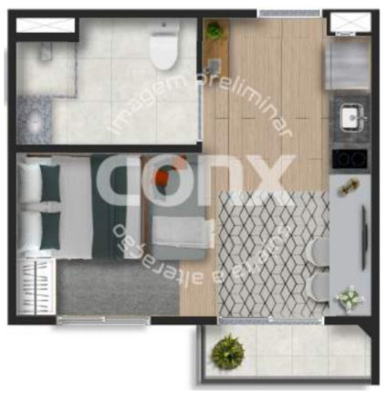 Imagem Apartamento com 1 Quarto à Venda, 35 m² em Vila Romana - São Paulo