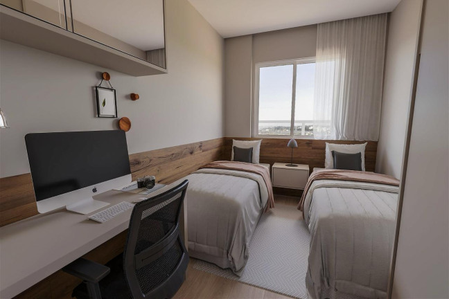 Imagem Apartamento com 2 Quartos à Venda, 58 m² em Boa Vista - Curitiba