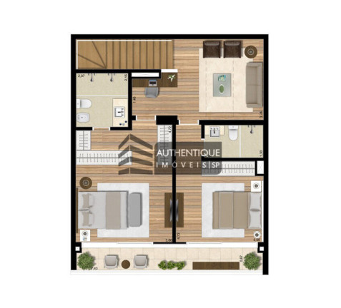 Apartamento com 2 Quartos à Venda, 138 m² em Jardim Guedala - São Paulo