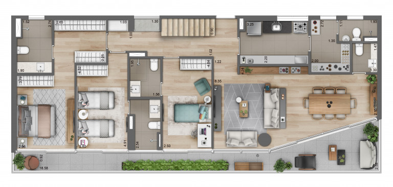 Apartamento com 3 Quartos à Venda, 151 m² em Vila Madalena - São Paulo