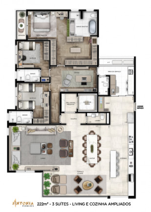 Imagem Apartamento com 1 Quarto à Venda, 66 m² em Perdizes - São Paulo