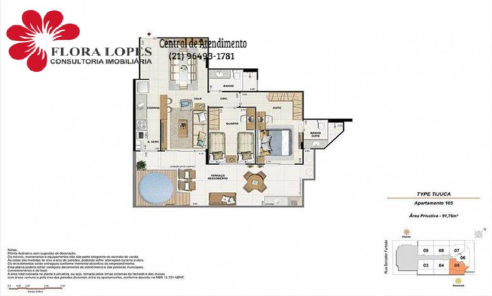 Apartamento com 2 Quartos à Venda, 66 m² em Tijuca - Rio De Janeiro