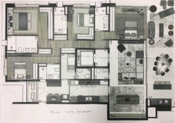 Apartamento com 4 Quartos à Venda, 233 m² em Ibirapuera - São Paulo