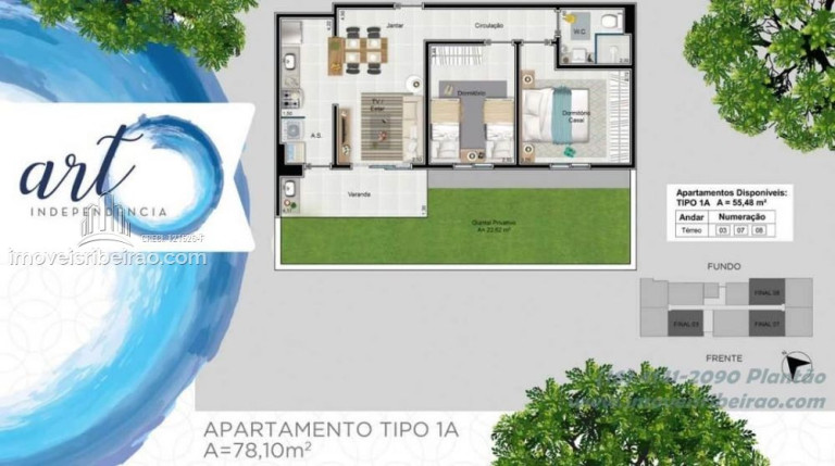 Imagem Apartamento com 2 Quartos à Venda, 55 m² em Campos Elíseos - Ribeirão Preto