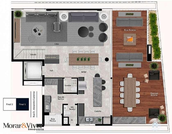 Imagem Apartamento com 3 Quartos à Venda, 206 m² em água Verde - Curitiba