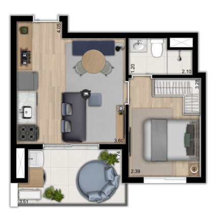 Apartamento com 1 Quarto à Venda, 46 m² em Ipiranga - São Paulo