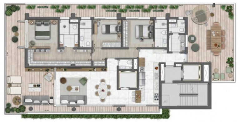 Apartamento com 3 Quartos à Venda, 178 m² em Jardins - São Paulo