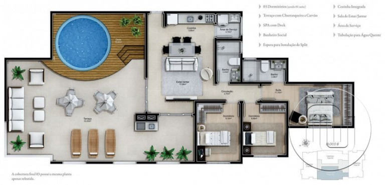 Imagem Cobertura com 3 Quartos à Venda, 219 m² em Agronômica - Florianópolis