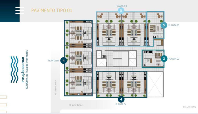 Apartamento com 1 Quarto à Venda, 25 m² em Intermares - Cabedelo