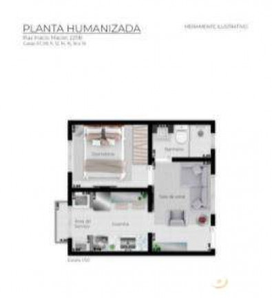 Imagem Apartamento com 1 Quarto à Venda, 35 m² em Vila Jacuí - São Paulo