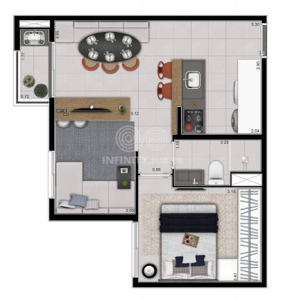 Imagem Apartamento com 2 Quartos à Venda, 36 m² em Sapopemba - São Paulo