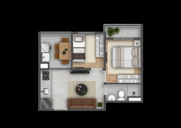 Apartamento com 1 Quarto à Venda, 25 m² em Mooca - São Paulo