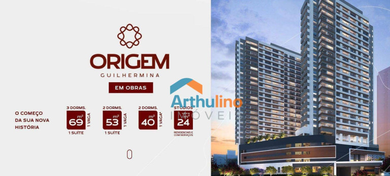 Foto do imóvel: Apartamento com 2 Quartos à Venda, 40 m² em Vila Guilhermina - São Paulo