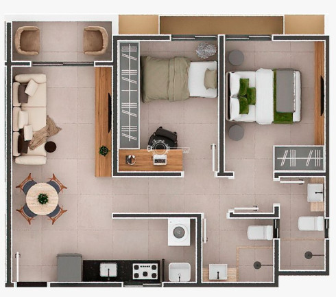 Apartamento com 3 Quartos à Venda, 67 m² em Altiplano Cabo Branco - João Pessoa