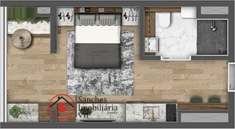 Imagem Apartamento com 1 Quarto à Venda, 26 m² em Vila Prudente - São Paulo