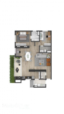 Imagem Apartamento com 2 Quartos à Venda, 73 m² em Centro - Curitiba