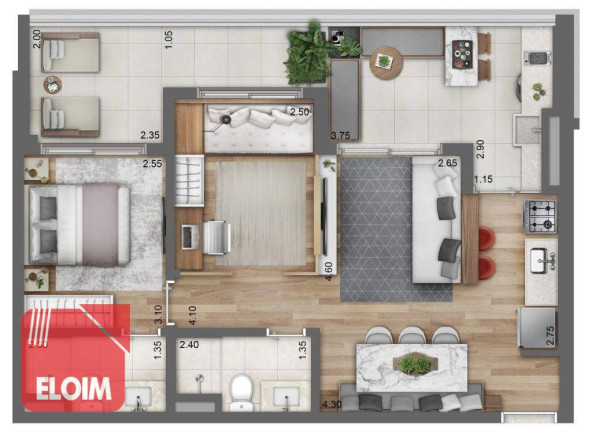 Imagem Apartamento com 2 Quartos à Venda, 71 m² em Perdizes - São Paulo