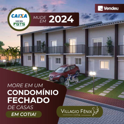 Imagem Casa de Condomínio com 2 Quartos à Venda, 48 m² em Chácara Rincão - Cotia
