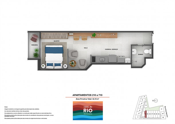 Imagem Imóvel com 1 Quarto à Venda, 31 m² em Centro - Rio De Janeiro