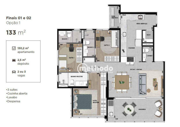 Imagem Apartamento com 3 Quartos à Venda, 133 m² em Cambuí - Campinas