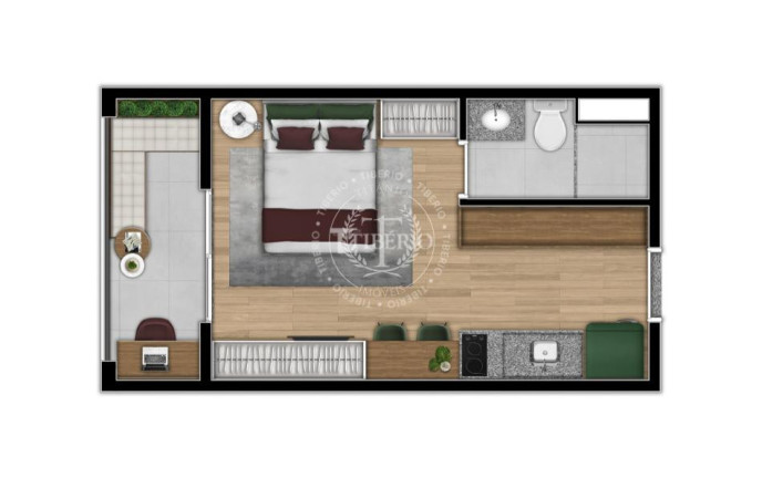 Imagem Apartamento com 1 Quarto à Venda, 24 m² em Belenzinho - São Paulo