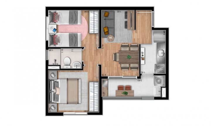 Imagem Apartamento com 2 Quartos à Venda, 34 m² em Vila Tolstoi - São Paulo
