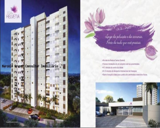 Imagem Apartamento com 2 Quartos à Venda, 51 m² em Helvétia - Indaiatuba