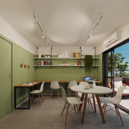 Imagem Apartamento com 2 Quartos à Venda, 56 m² em Tarumã - Curitiba