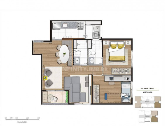Imagem Apartamento com 3 Quartos à Venda, 58 m² em Freguesia Do O - São Paulo
