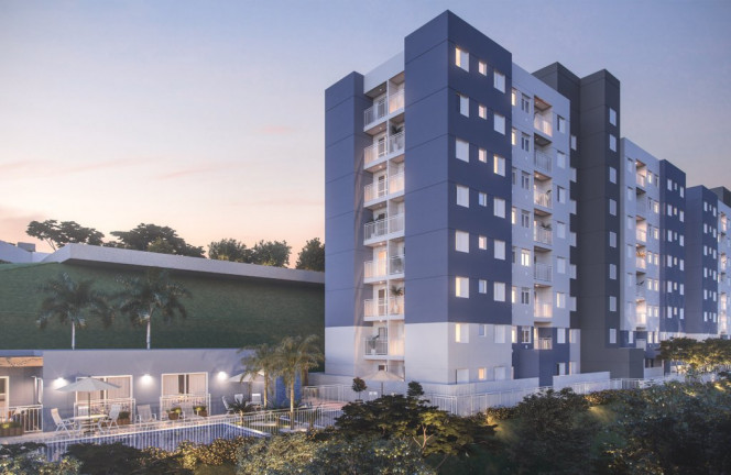 Imagem Apartamento com 2 Quartos à Venda, 46 m² em Jardim Barro Branco - Cotia