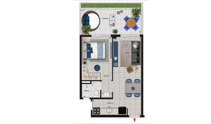 Imagem Imóvel com 1 Quarto à Venda, 38 m² em Lapa - Rio De Janeiro