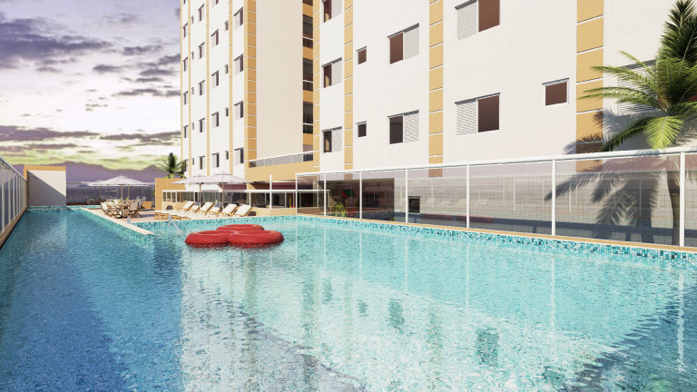Imagem Apartamento com 2 Quartos à Venda, 43 m² em Parque São Vicente - São Vicente