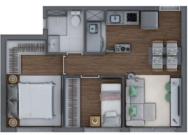 Imagem Apartamento com 2 Quartos à Venda, 38 m² em Quarta Parada - São Paulo