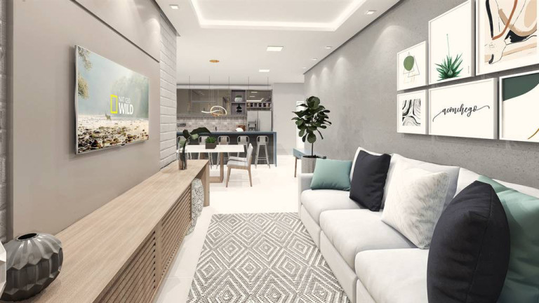 Imagem Apartamento com 2 Quartos à Venda, 102 m² em Ocian - Praia Grande
