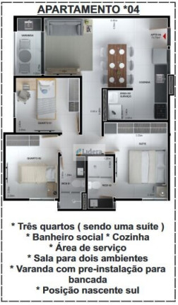 Apartamento com 1 Quarto à Venda, 33 m² em Intermares - Cabedelo