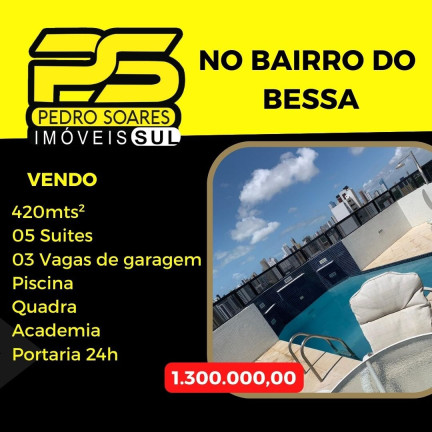 Imagem Apartamento com 5 Quartos à Venda, 420 m² em Bessa - João Pessoa