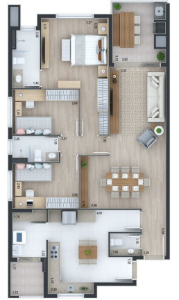 Imagem Apartamento com 3 Quartos à Venda, 119 m² em Ahú - Curitiba