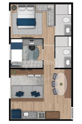 Imagem Apartamento com 2 Quartos à Venda, 46 m² em Mooca - São Paulo
