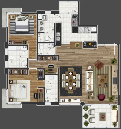 Imagem Apartamento com 4 Quartos à Venda, 257 m² em Vila Progredior - São Paulo