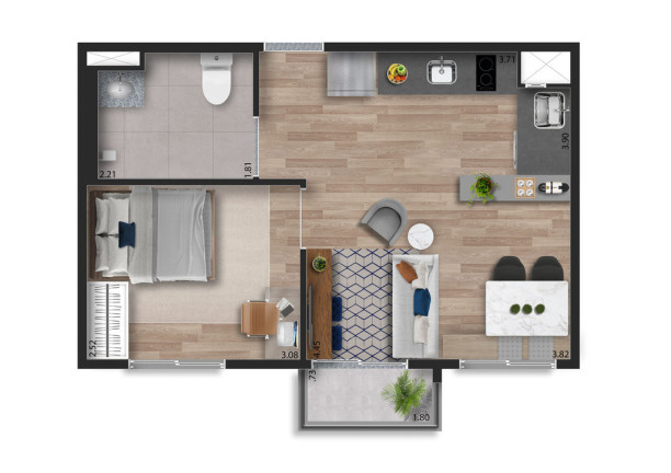 Imagem Apartamento com 1 Quarto à Venda, 35 m² em Vila Romana - São Paulo