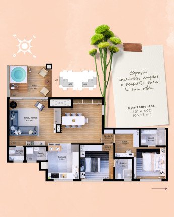 Imagem Apartamento com 1 Quarto à Venda, 85 m² em Vila Suiça - Gramado