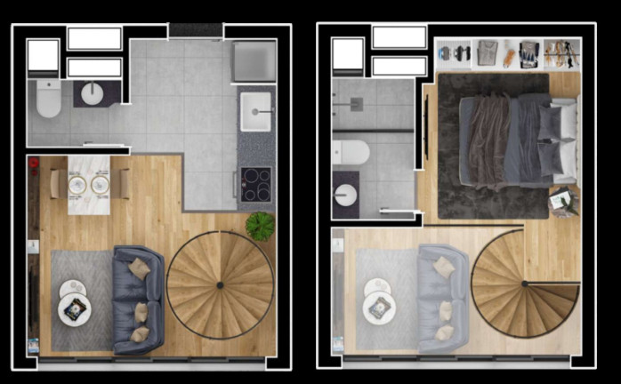 Imagem Apartamento com 2 Quartos à Venda, 54 m² em água Verde - Curitiba
