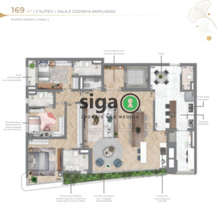 Imagem Apartamento com 3 Quartos à Venda, 169 m² em Brooklin - São Paulo