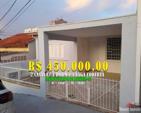 Imagem Casa com 2 Quartos à Venda, 128 m² em Jardim Pacaembu - Jundiaí