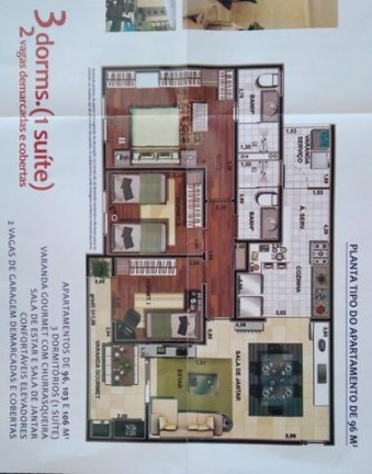 Imagem Apartamento com 3 Quartos à Venda, 96 m² em Capela - Vinhedo
